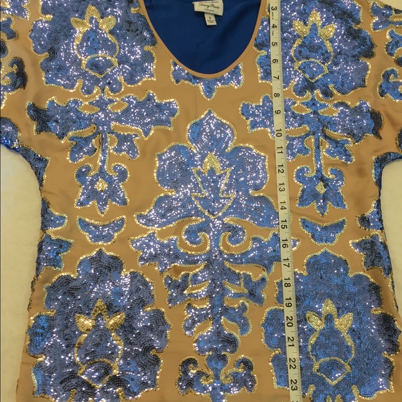 Tracy Reese for Neiman Marcus Sequin top - Picture 4 of 5